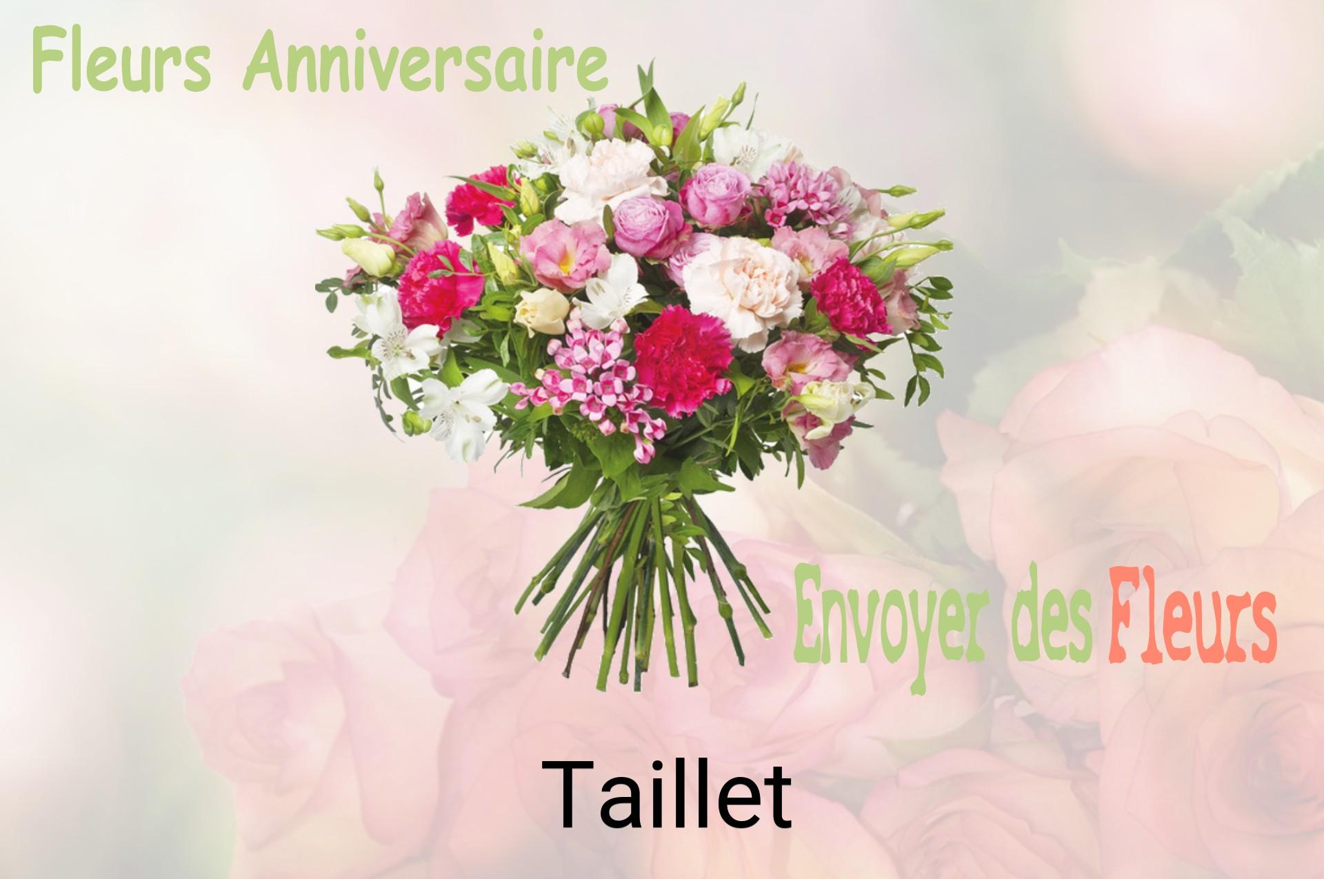 Bouquet de fleurs d’anniversaire livré à Taillet