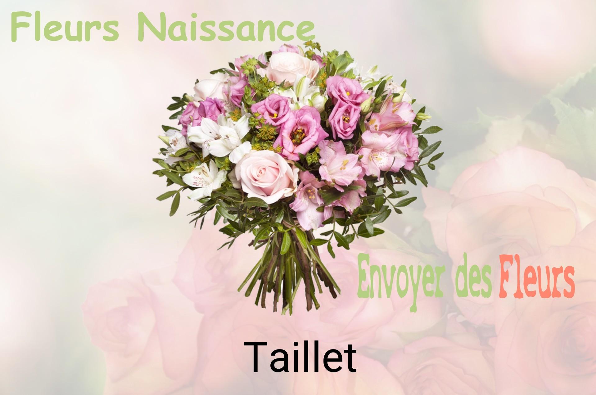 Bouquet de fleurs de naissance livré à Taillet
